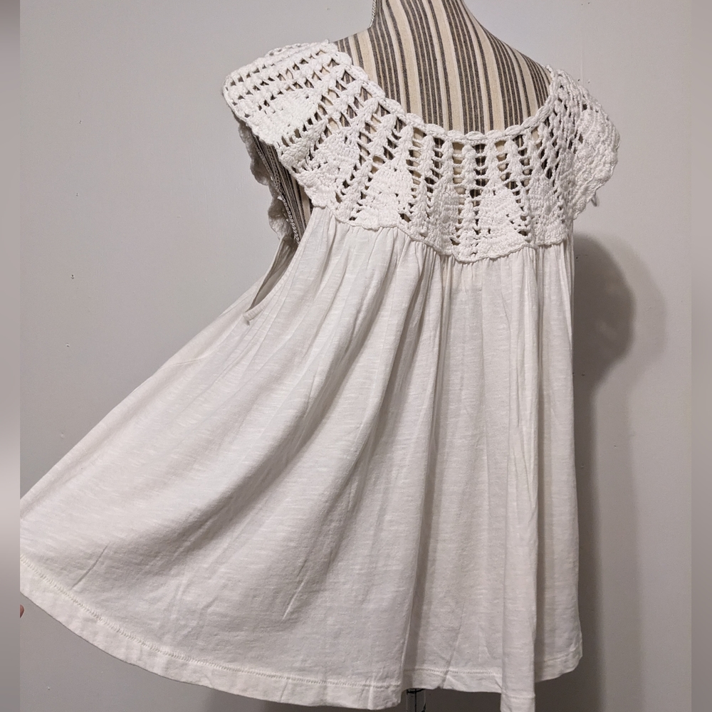 Lucky Brand crochet summer top nwt - Picture 11 of 16